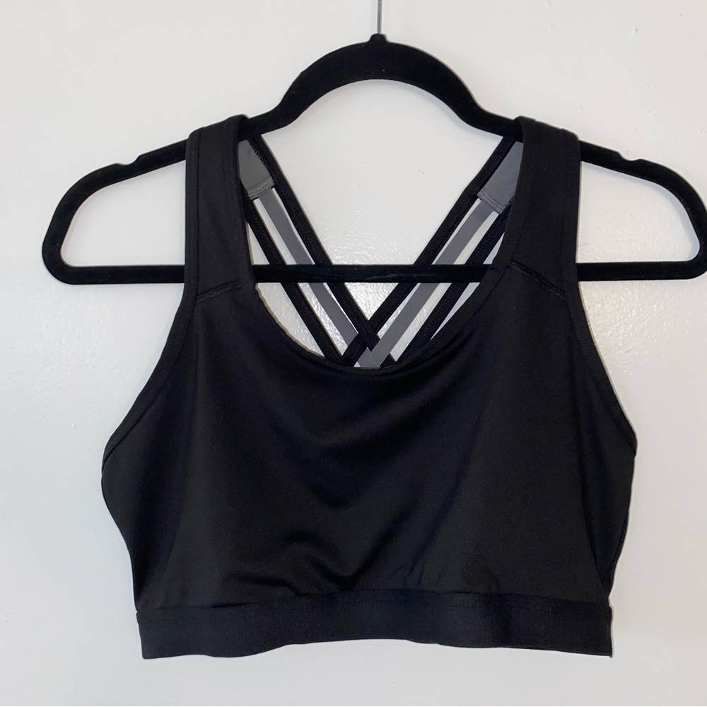 Black Sports Bra